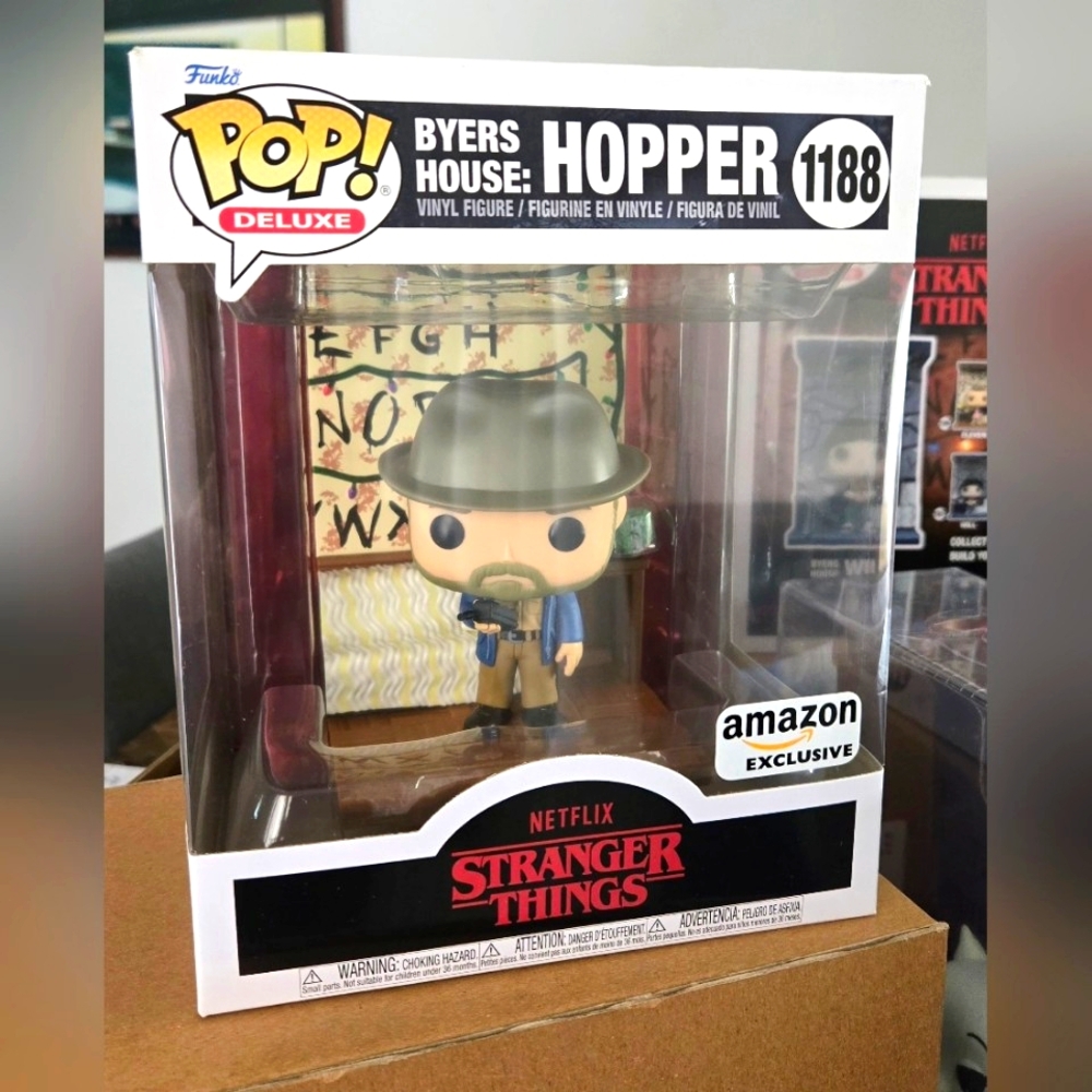 Funko Stranger Things HOPPER • Byers House # 1188 • DELUXE •